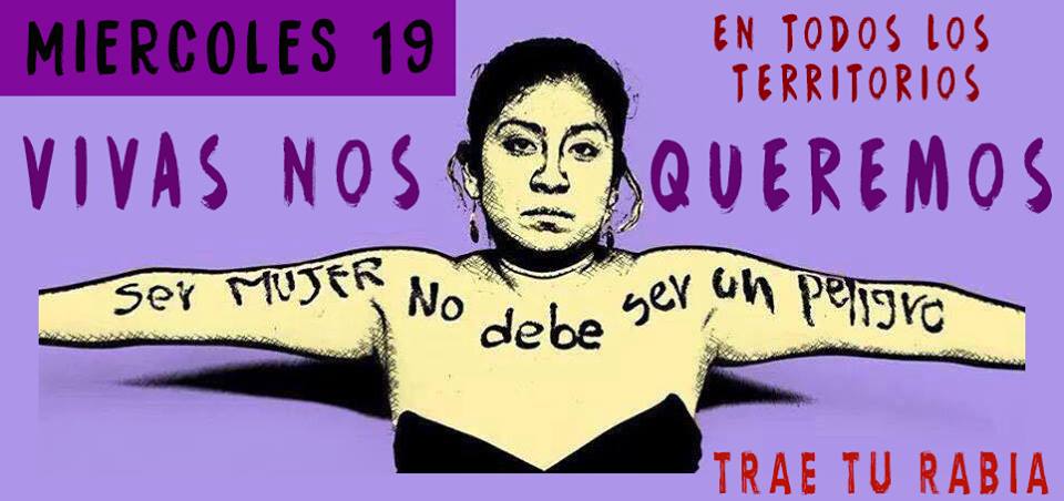 HOY CONSPIRACIÓN FEMINISTA ¡¡¡¡¡Ni una Menos!!!!