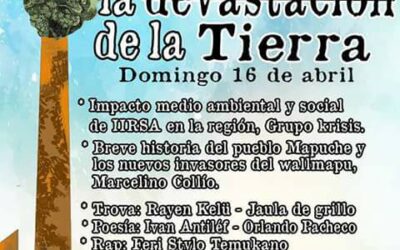 (Foro) En Temuko se realizará Jornada Contra la Devastación de la Tierra y la IIRSA