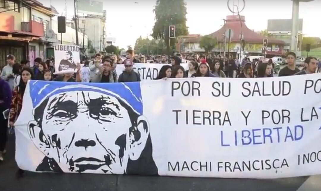 (Video-Audio) Marcha a un año del montaje en contra de la Machi Francisca Linconao y los PPM.
