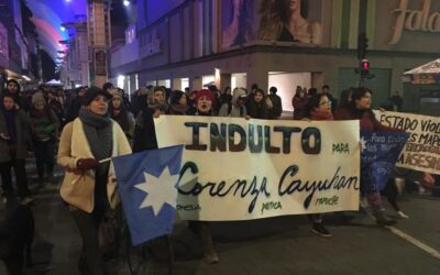 (Audio) Manifestaciones en Concepción por la libertad de Lorenza Cayuhan y su hija Sayén.