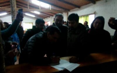 (Audio) Acuerdo de la comunidad movilizada de Puerto Fuy-Neltume con Intendencia de Los Ríos y Alcaldía de Panguipulli.