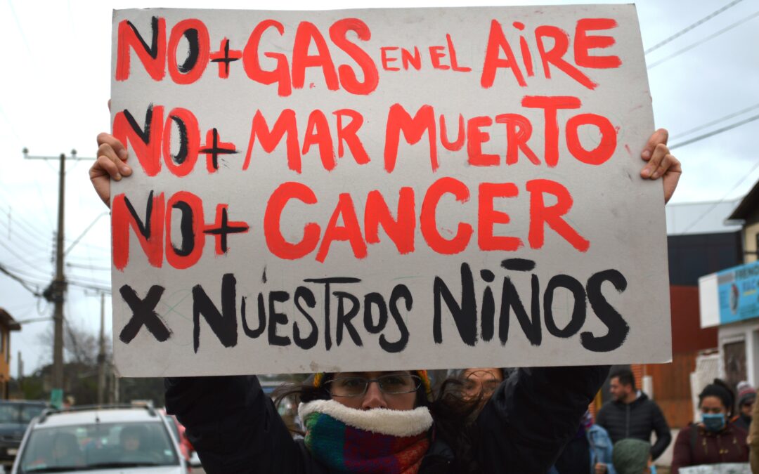 (Audio) Vecin@s de Quintero marcharon contra la contaminación del aire.