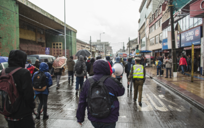 Marcha contra GNL Talcahuano a semanas de su aprobación.
