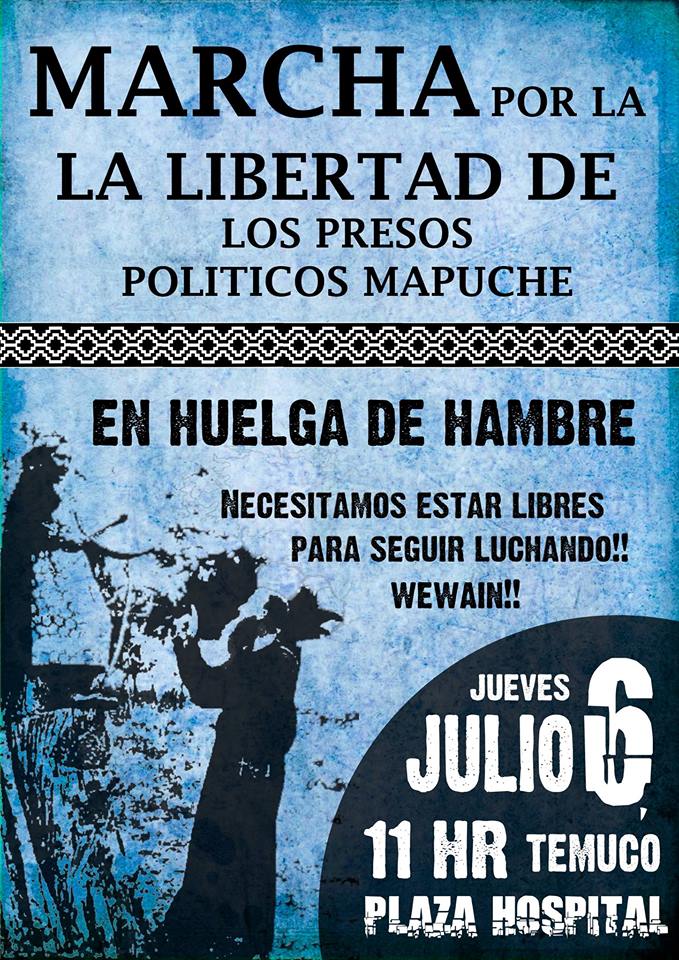 marcha mapuche 6 de julio