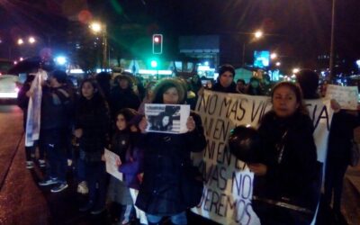 (Audio) Marcha por Roxana Bravo y sus hijos, asesinada por su ex pareja en Temuco.