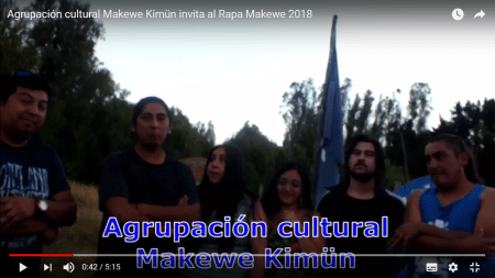 [Video] Agrupación cultural Makewe Kimün invita al Rapa Makewe 2018