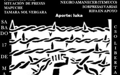[Audios] Se realizó un Foro y Tokata Anticarcelaria en CSO Libertad de Chillán.