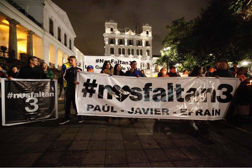 [Audio] Entrevista #NosFaltan3 – A nueve días del secuestro de periodistas ecuatorianos exigen liberación.