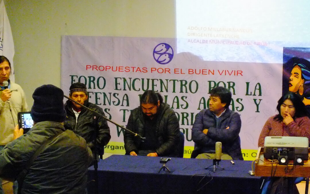 [Audio] Foro Encuentro «Por La Defensa De Las Aguas y Los Territorios En Wallmapu.»