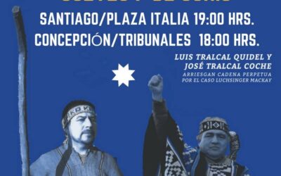 (Cuña Radial) Familiares de José y Luis Tralcal convocan a marchar en Santiago y Concepción por la nulidad del fallo.
