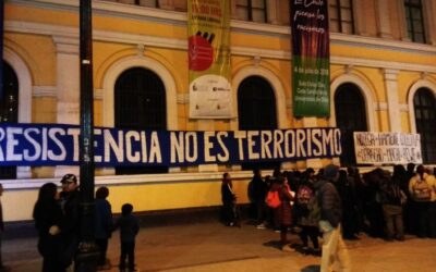 Siguen las muestras de solidaridad con el Machi Celestino Córdova en Santiago.