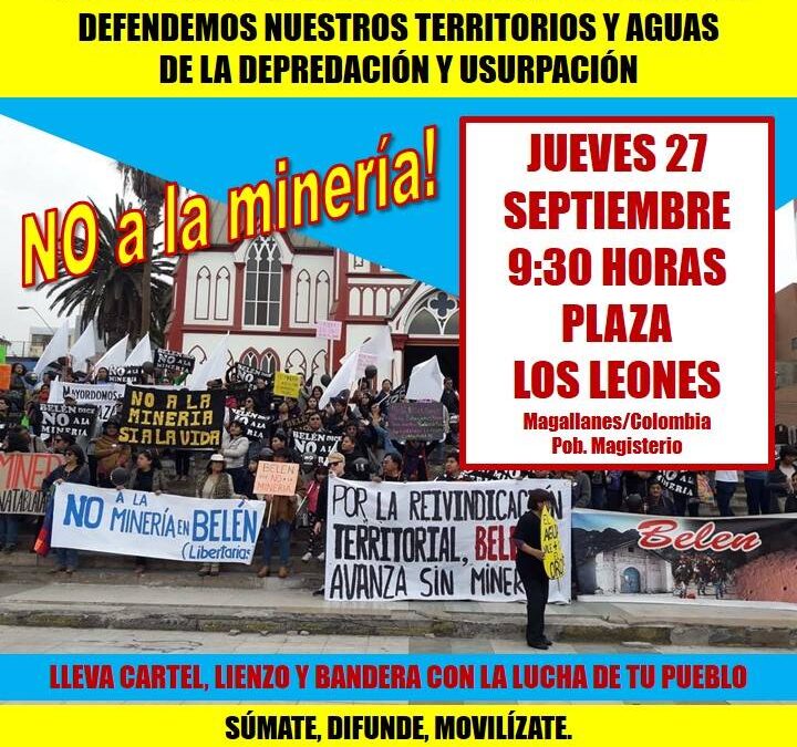 Arica: Pueblos convocan a gran movilización en defensa del territorio y contra la minería