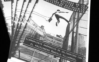 [Díptico] Llamamiento anárquico de solidaridad con el prisionero Marcelo Villarroel