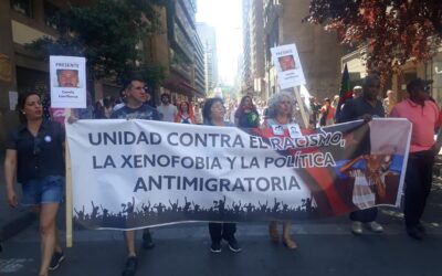 «Chilena o extranjera: la misma clase obrera»: La marcha contra el racismo, xenofobia y políticas antimigrantes en Santiago