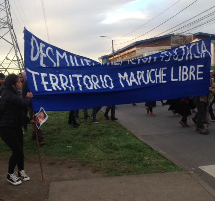 [San Pedro de la Paz] Realizan concentración por la liberación del pueblo mapuche
