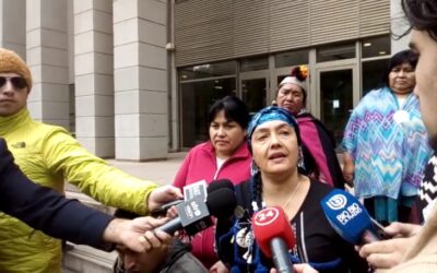 [Video punto de prensa] Presentan recurso de amparo contra violencia policial en marcha mapuche del 20 de marzo