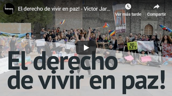 [Video] Comunidad chilena en Ciudad de México se manifiesta en apoyo a las protestas