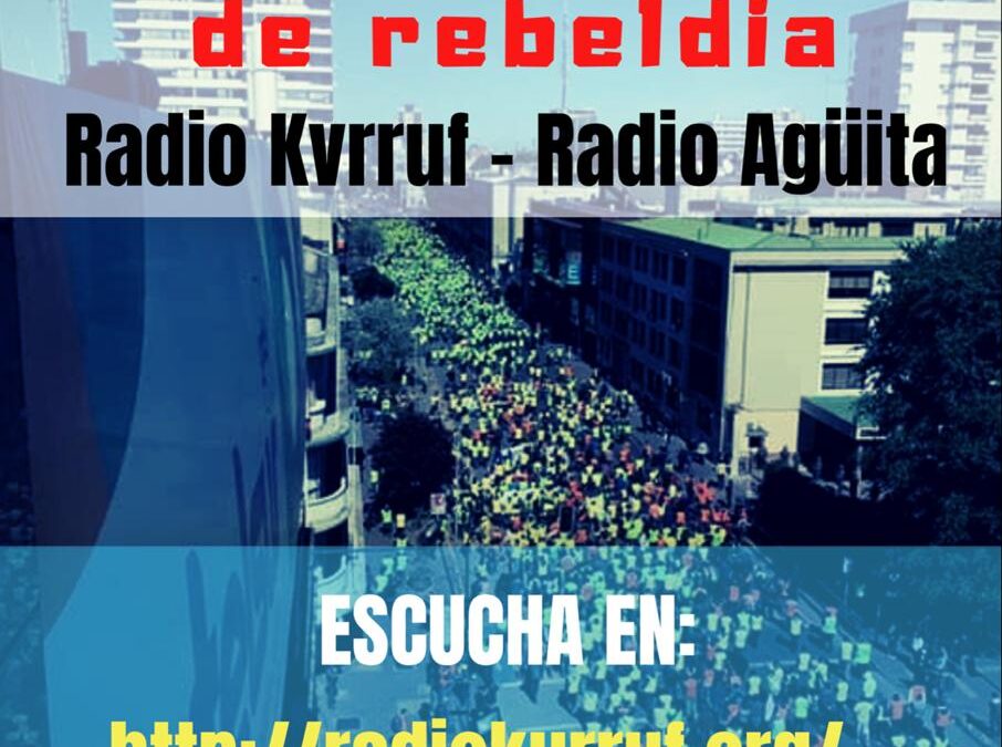 Transmisión de los medios libres! «Chile en estado de rebeldía»