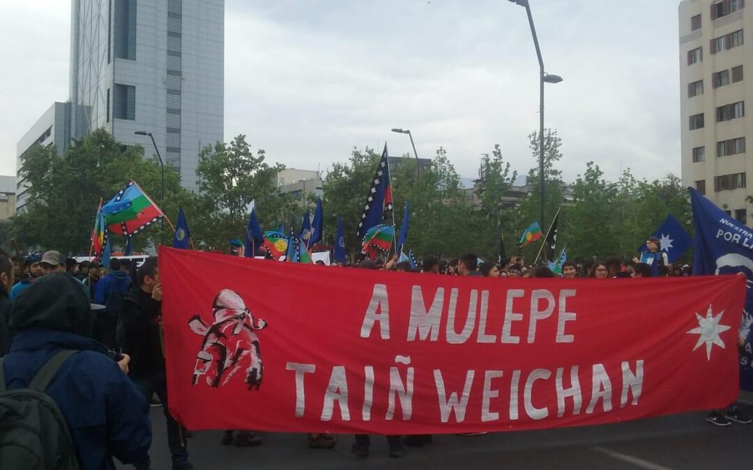 Día de la Invasión – Ngulumapu Marcha por la Resistencia Mapuche.
