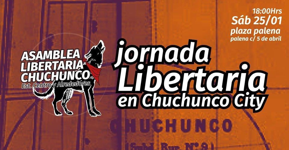 [Santiago] Realizarán Jornada Libertaria en Estación Central