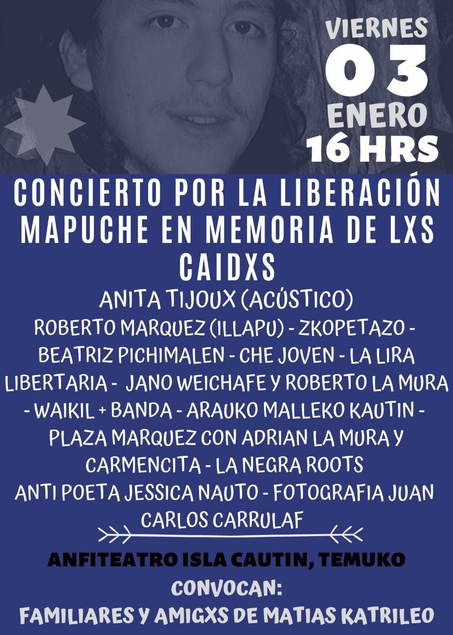 Radio Kurruf — Escucha Y Descarga Concierto Por La Liberación Mapuche A Doce Años Del