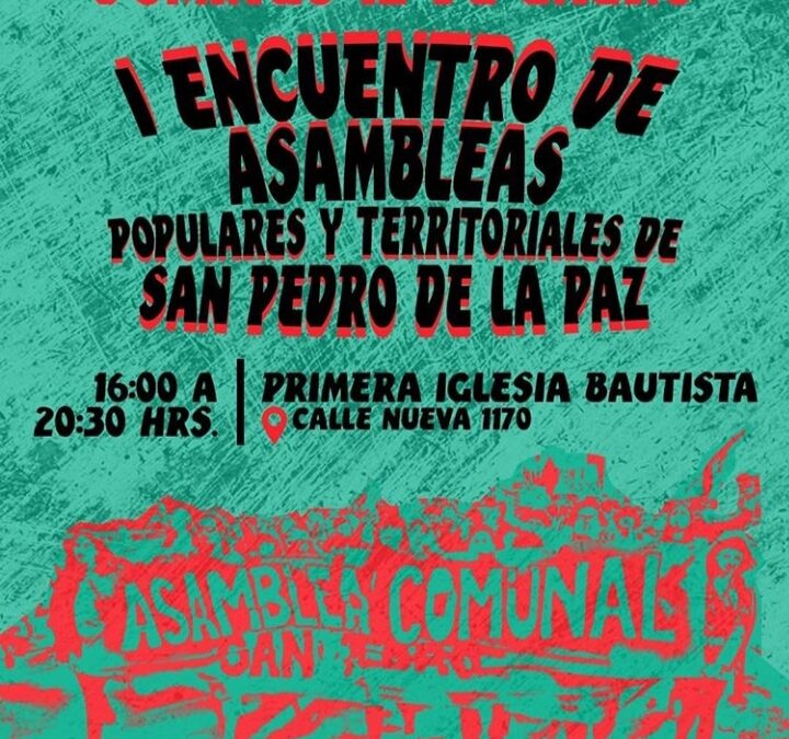 Realizan 1° Encuentro Comunal de Asambleas Territoriales y Populares de San Pedro de la Paz