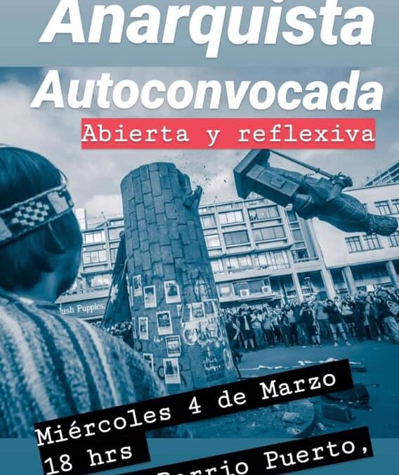 [Valparaíso] Convocan a 12va Asamblea Anarquista Autoconvocada