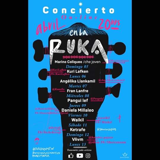Concierto en la Ruka: música mapuche para pasar la cuarentena