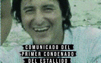 [Concepción] Comunicado de Carlos «Beto» Peyrin, el primer condenado del estallido social