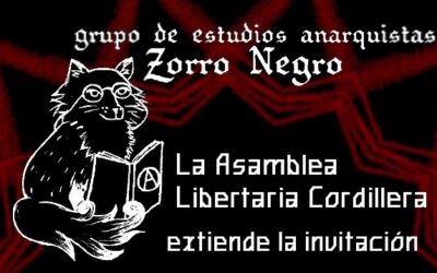 «Zorro Negro»: crean grupo de estudios anarquistas