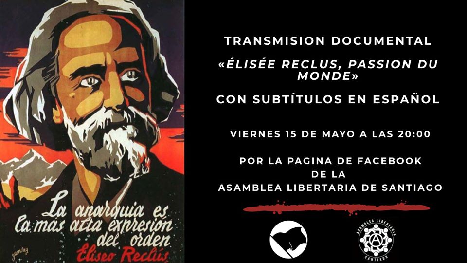 Ciclo de cine anarquista online presenta «Élisée Reclus, Passion du Monde»