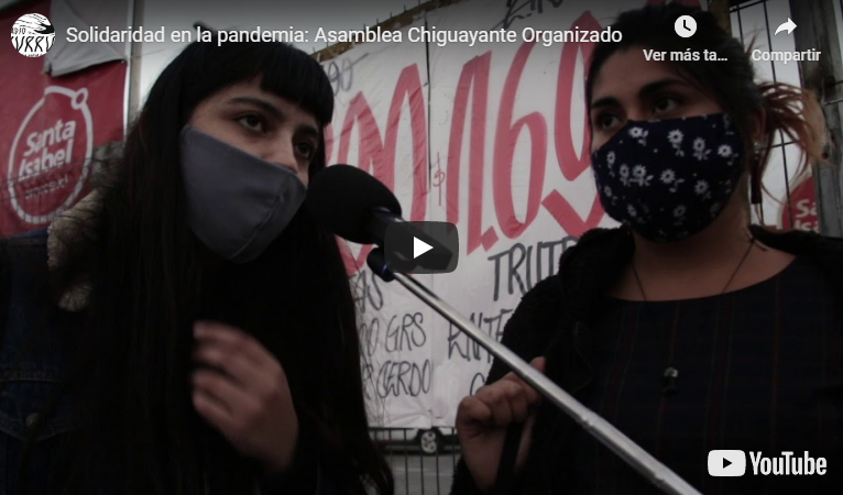 [Video] Solidaridad en la pandemia: Asamblea Chiguayante Organizado