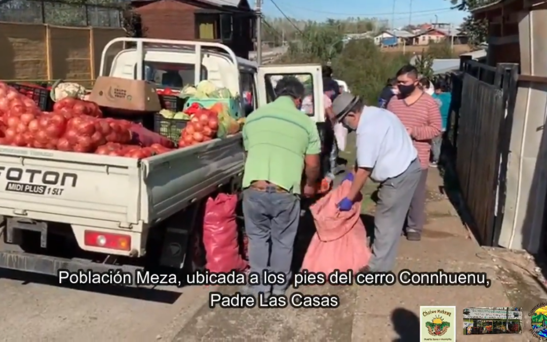 Agricultores Mapuche solidarizan con poblaciones de Padre las Casas