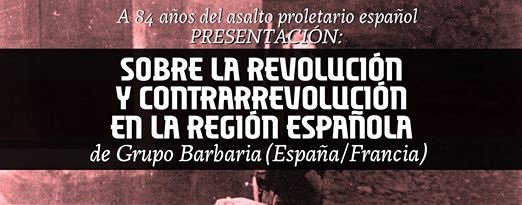 Lanzarán libro “Sobre la revolución y contrarrevolución en la región española”