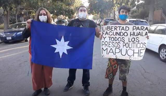 [Italia] Realizan manifestación en apoyo a los presos políticos mapuche