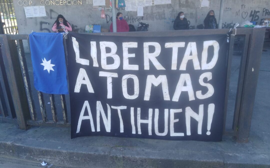 Situación y Comunicado de Tomas Antihuen en prisión preventiva en Carcel de Concepción.