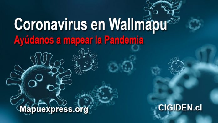 Mapuexpress y CIGIDEN lanzan plataforma digital para monitorear Coronavirus en Wallmapu