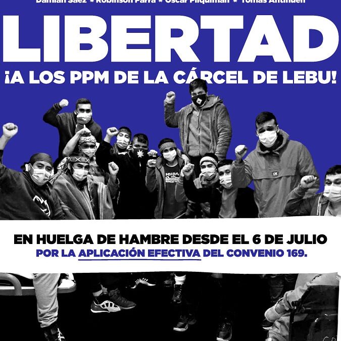 Hostigamiento y vulneraciones hacia los huelguistas mapuche de la Cárcel de Lebu de parte de Gendarmería