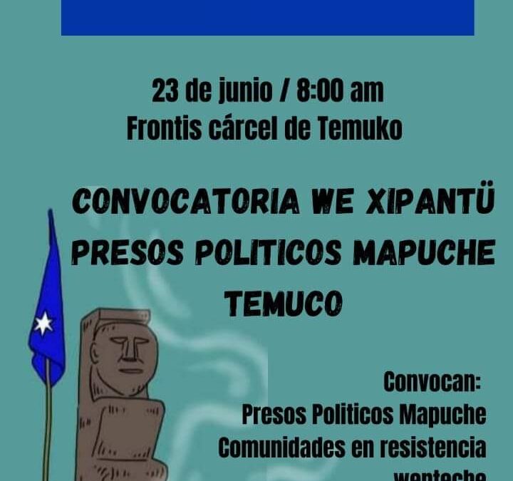 Presos Políticos Mapuche convocan Wiñoy Tripantu en cárcel de Temuco