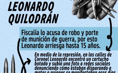 Concepción: Leonardo Quilodrán, preso político de la revuelta enfrentará un juicio de tres días en Tribunales de Concepción