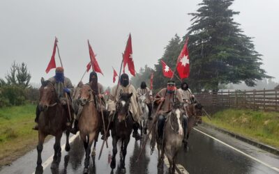 Lof y comunidades de la Franja Lafkenche solicitan retirada a personal policial y militar en cruce Peleco