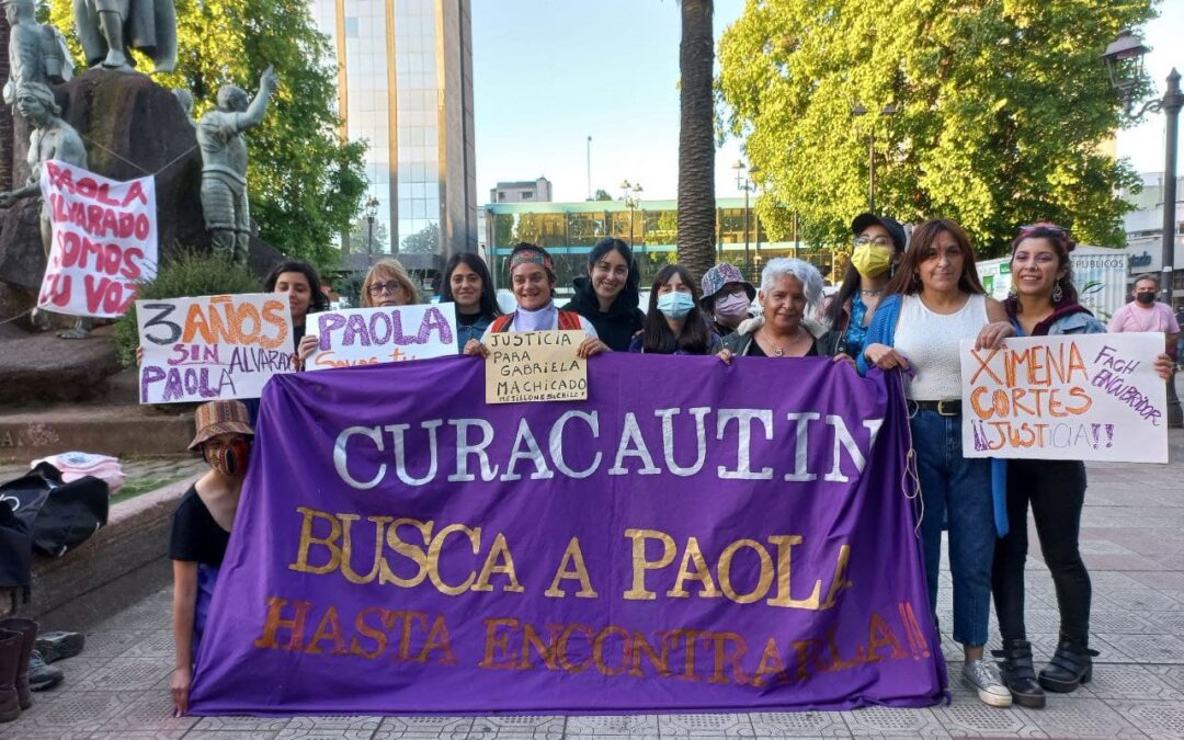 [Video] ¿Dónde está Paola Alvarado?: manifestaciones a tres años de su femicidio en Curacautín
