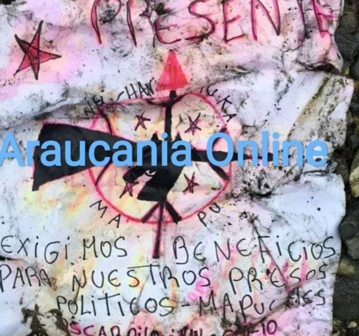 Weichan en Arauko «…en apoyo a las demandas de los presos políticos mapuche en huelga de hambre de Lebu y Concepción»