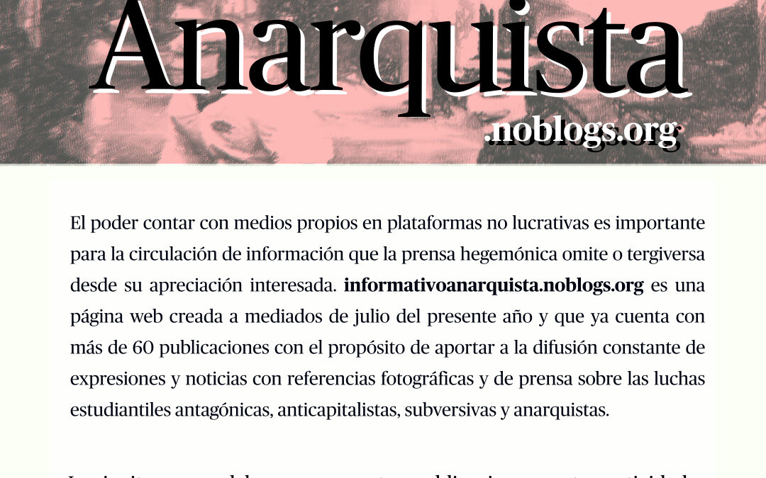 Nueva página web «Informativo Anarquista»