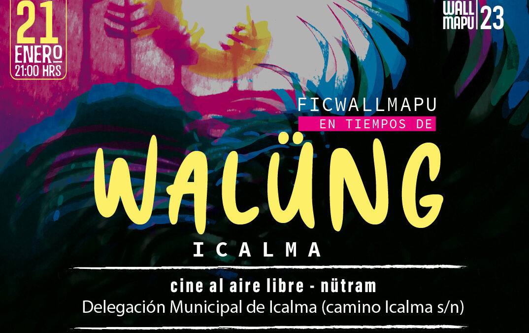 Festival Ficwallmapu llega a Icalma con muestra de cine en pantalla gigante