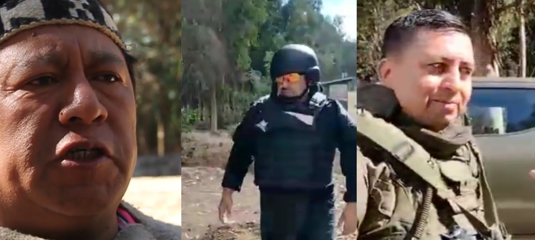 [Video] Comunidad Mapuche enfrenta a paramilitares fuertemente armados