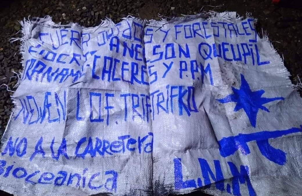 Liberación Nacional Mapuche sabotea maquinaria en fundo de Los Lagos