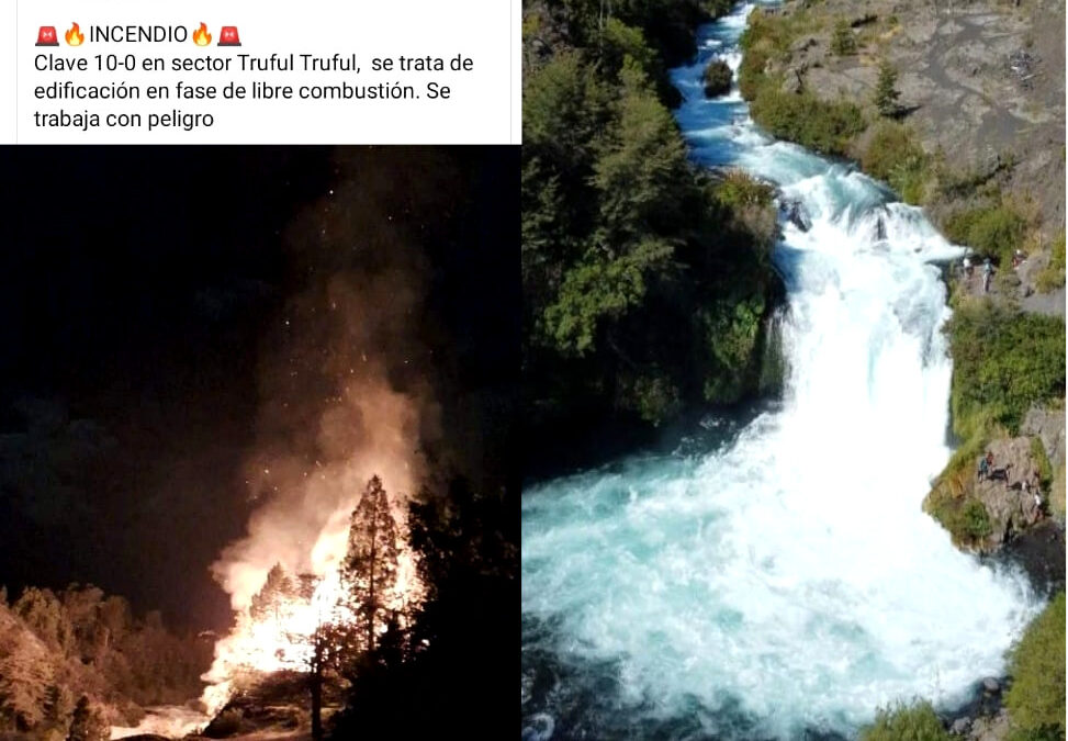 Sobre incendio en el Truful Truful: Comunicado público autoridad ancestral del Lof Sahuelhue
