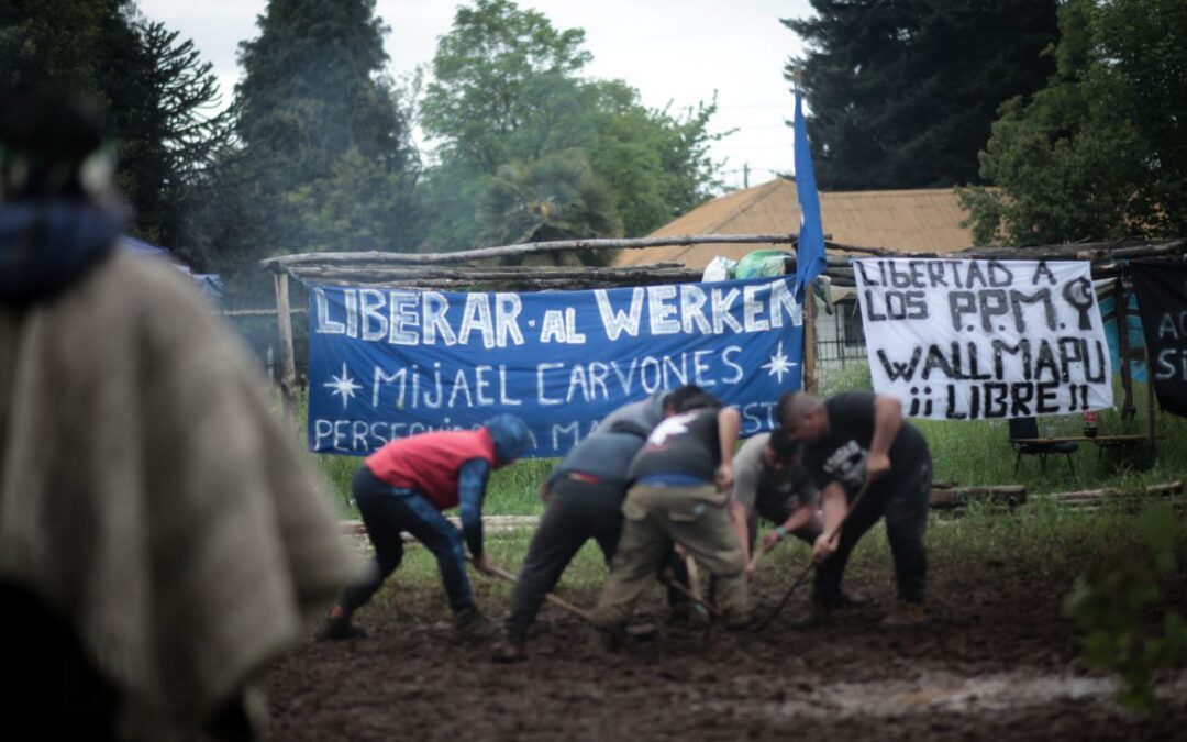 Palikantun Txawün por la Libertad del Werken  Mijael Carvones Queipul y los presos políticos mapuche en Hogar Pelontuwe