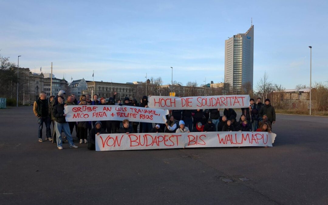 Desde Budapest a Wallmapu. Acto solidario con lxs presxs en Leipzig-Alemania
